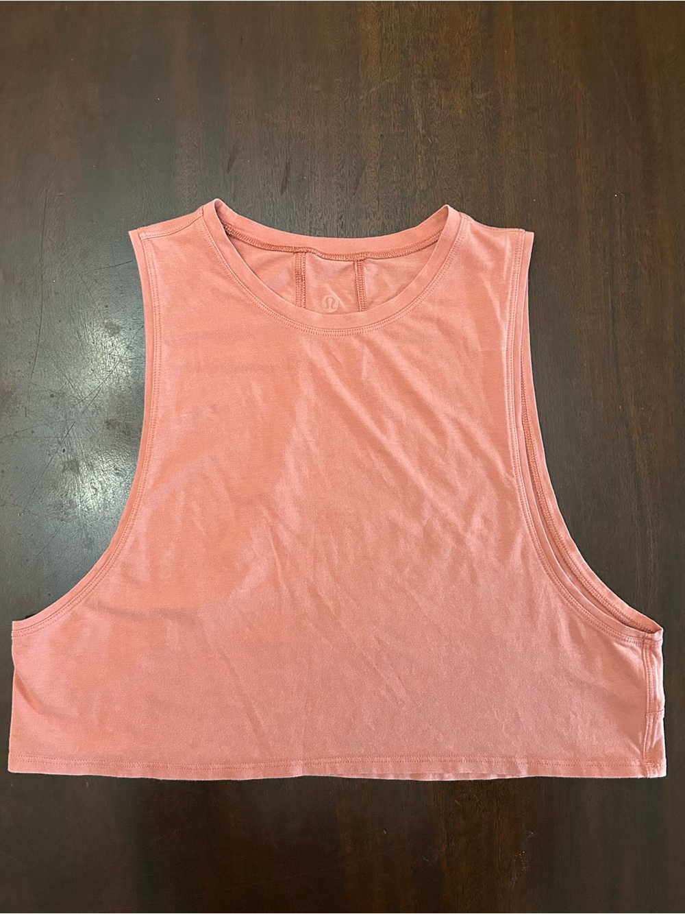 lululemon athletica Peach Cropped Workout Tank